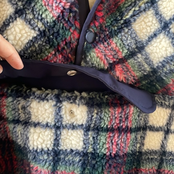 Vineyard Vines Tartan Sherpa Popover NEW- Size Small - Picture 9 of 11